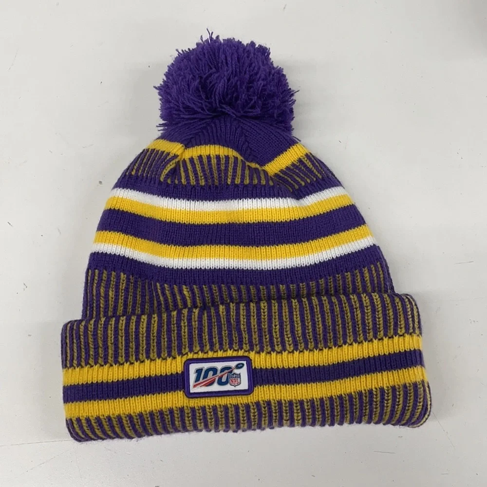 Brand New ~ NFL Vikings Beanie - Picture 2 of 3